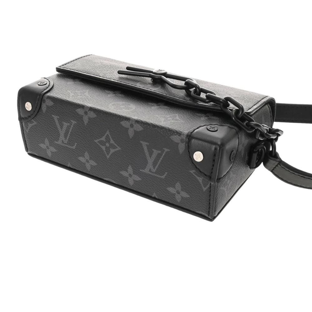LOUIS VUITTON Monogram Eclipse Black Steamer Wearable Wallet Black Canvas - Picture 5 of 10